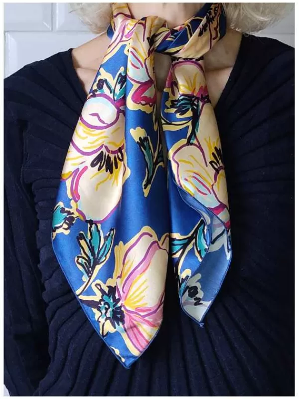 Discount Mon Foulard en Soie Foulard Carré en soie femme CBF2481