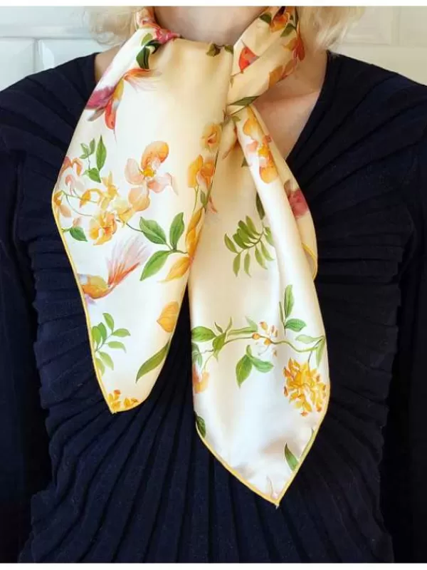 New Mon Foulard en Soie Foulard Carré en soie femme CBF2459