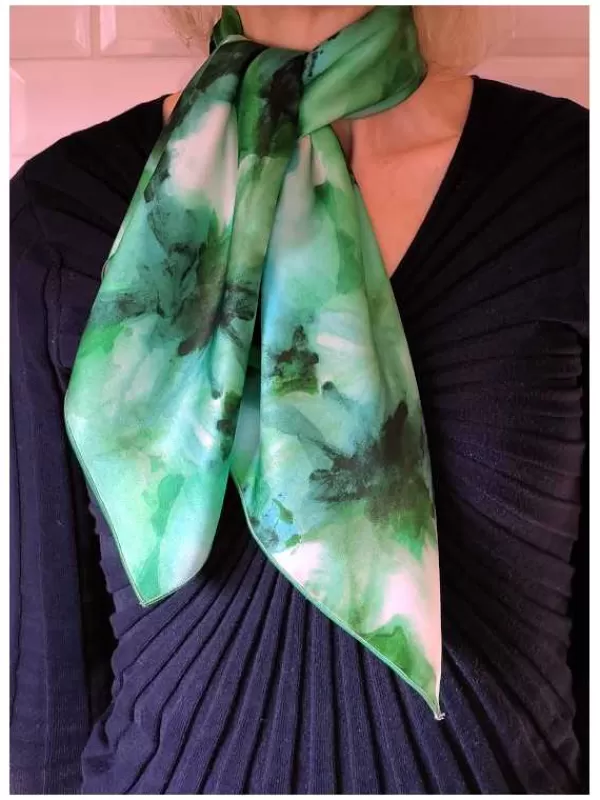 Fashion Mon Foulard en Soie Foulard Carré en soie femme CBF2306