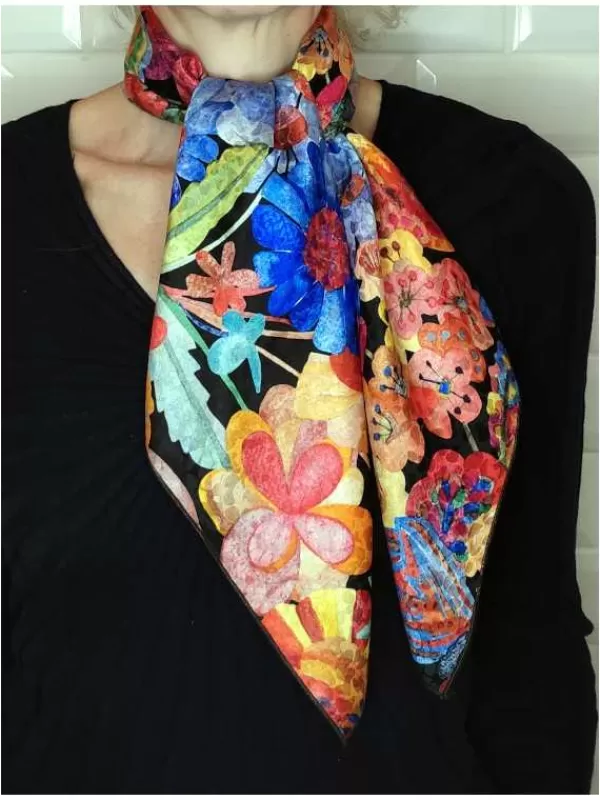 Shop Mon Foulard en Soie Foulard Carre en soie luxe femme CBF2931