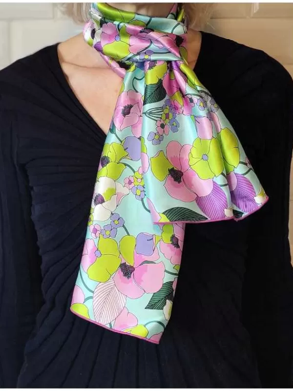 Sale Mon Foulard en Soie Foulard écharpe en soie cbfe2326