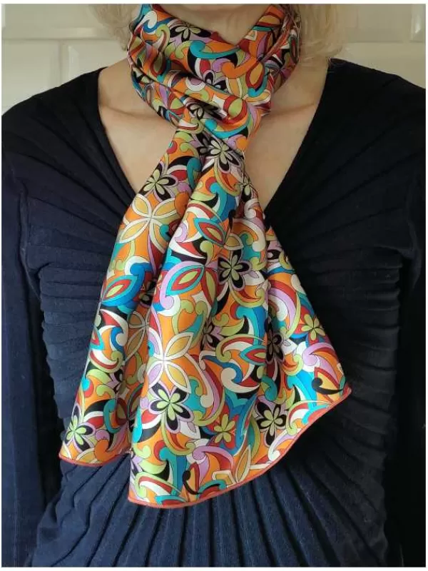 Fashion Mon Foulard en Soie Foulard écharpe en soie cbfe2305