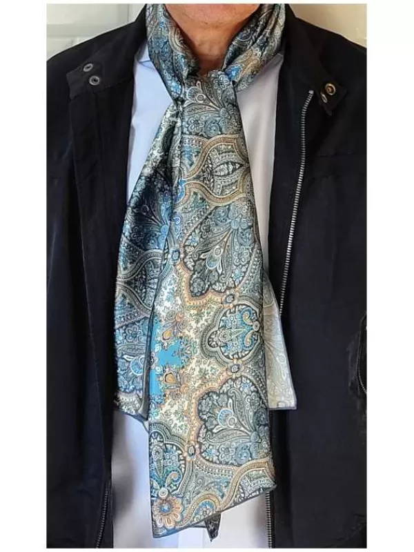 Outlet Mon Foulard en Soie Foulard écharpe en soie homme CBF EH2172