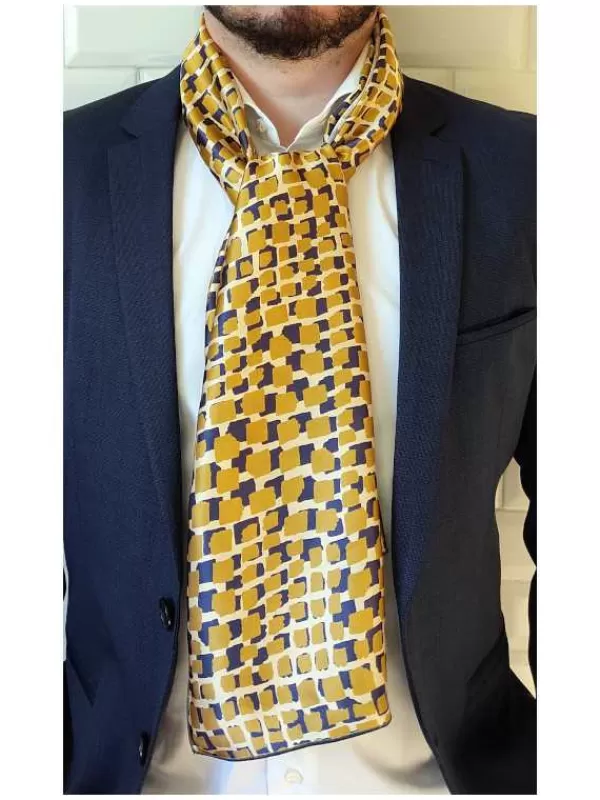 Hot Mon Foulard en Soie Foulard écharpe en soie homme CBF EH2470