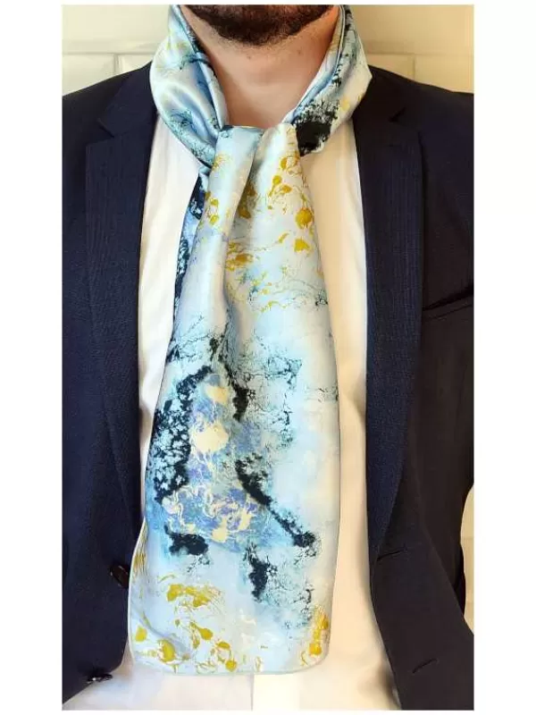 Fashion Mon Foulard en Soie Foulard écharpe en soie homme CBF EH2462