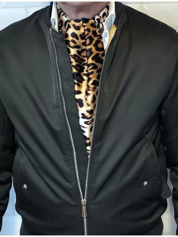Fashion Mon Foulard en Soie Foulard écharpe en soie homme CBF EH2255