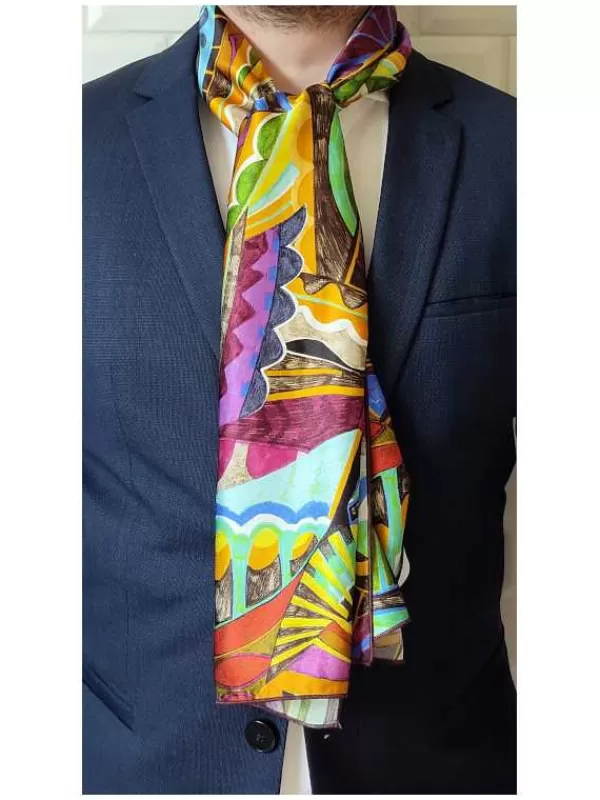 Store Mon Foulard en Soie Foulard écharpe en soie homme CBF EH2421