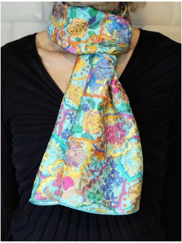 Shop Mon Foulard en Soie Foulard Echarpe en soie luxe femme CBFE2936