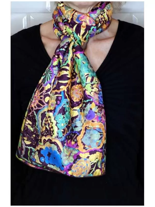 New Mon Foulard en Soie Foulard Echarpe en soie luxe femme CBFE2928