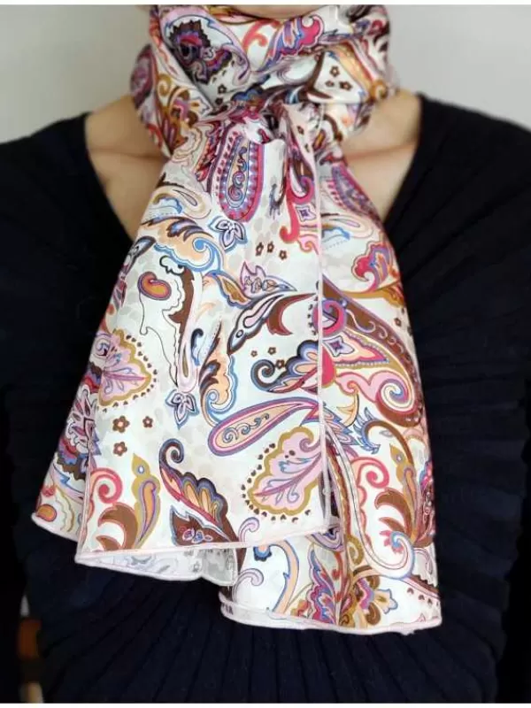 Cheap Mon Foulard en Soie Foulard Echarpe en soie luxe femme CBFE2919