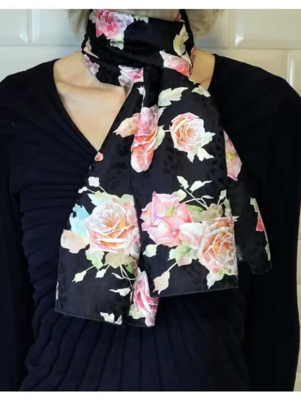 Hot Mon Foulard en Soie Foulard Echarpe en soie luxe femme CBFE2941